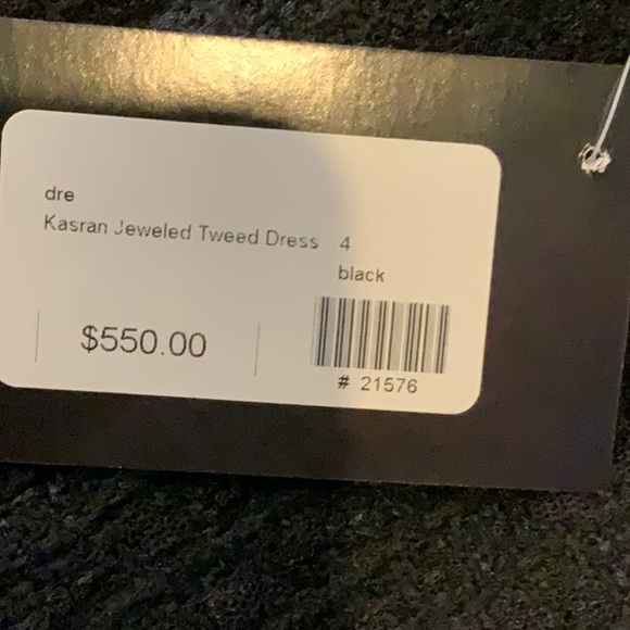 The Kasran Jeweled Tweed Halter Dress - Picture 12 of 12